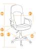 Кресло компьютерное Tetchair Parma 15020 коричневый фото 13