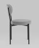Набор из 4 стульев Stool Group Бриф SN AV 477-C83-9005-K X4 серый, велюр фото 4
