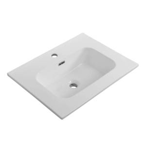 Раковина Cezares Duet CZR-8095-60 60 см, белая глянцевая