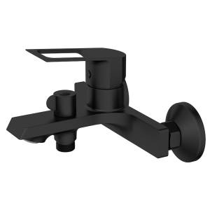 Смеситель для ванны Voda Surf Black SF54B хром