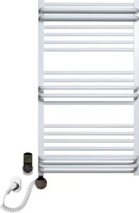 Полотенцесушитель электрический Luxrad Regular G Plus 064136 92х53 L, белый, терморегулятор selmo smart programm с пультом