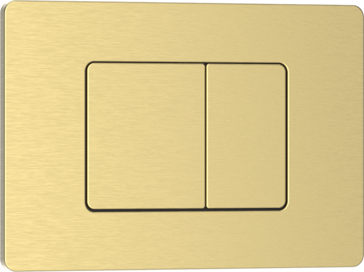 Кнопка смыва Iberica Blanca Inox-C IB.B011.005.000 золото, 25x16 см