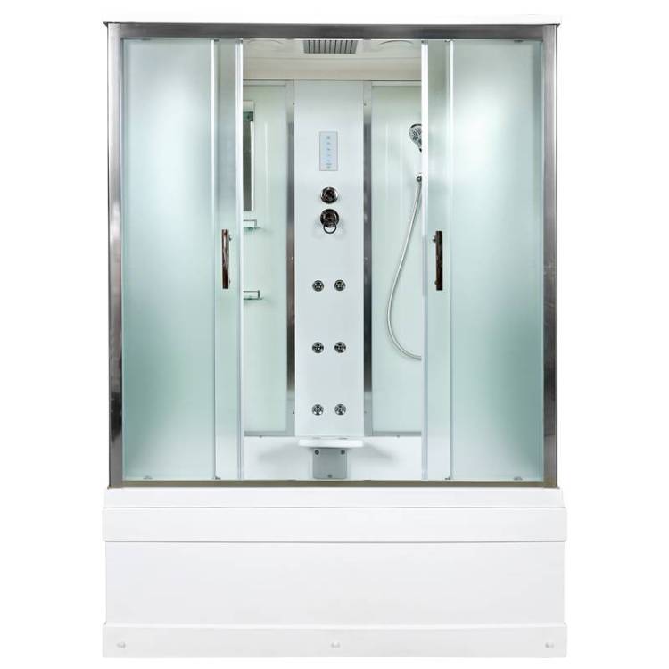 Душевая кабина AvaCan EM4515GM+EL с гидромассажем и электрикой, 150x85x220