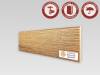 Плинтус МДФ TeckWood цветной Дуб Браун 2150x80x10