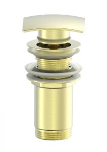 Донный клапан для раковины Wonzon & Woghand WW-88SS08-BG брашированное золото