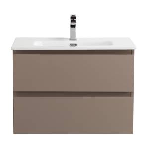 Тумба с раковиной BelBagno Kraft 60 Бежевый матовый, раковина BB600ETL