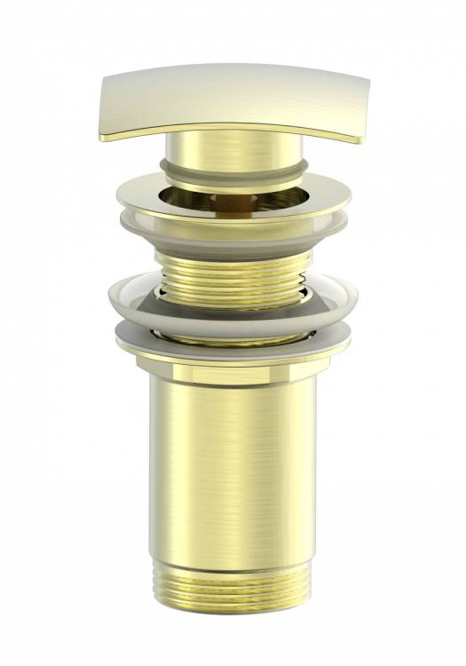 Донный клапан для раковины Wonzon & Woghand WW-88SS08-BG брашированное золото
