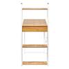 Стол письменный с полками Bradex Home Frame FR 0691, светлое дерево, белый фото 2