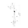 Душевая стойка Iddis Parker PARGM3Fi06 графит матовый фото 8