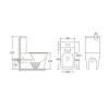 Унитаз-компакт Cerutti Spa Maiella CT10314 безободковый, сиденье микролифт, белый фото 5