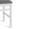 Стул Tetchair Rosario 20215 white, ткань тёмно-серая (150) разобранный 39x39x99 фото 9