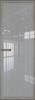 Межкомнатная дверь Profil Doors 1 AGN цвет профиля Шампань, стекло безопасное 4 мм страйп 700x2000