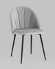 Набор из 2 стульев Stool Group Логан AV 413-Cs-08 X2 светло-серый, велюр фото 2