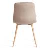 Стул Tetchair Chilly (mod. JSC-220) 24349 бежевый, натуральный, велюр фото 4
