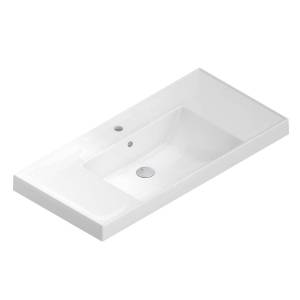 Раковина Kerama Marazzi Cubo CU.wb.100 подвесная, 100 см, белая глянцевая