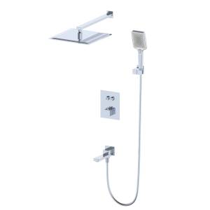 Душевой комплект Wonzon & Woghand WW-88929003-CR хром, с термостатом