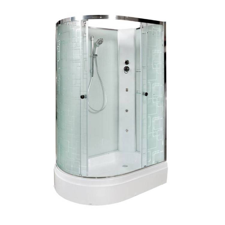 Душевая кабина AvaCan EM2712RNGM с гидромассажем, 120x80x210