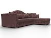 Диван угловой Лига Диванов Артис 128039 Бордовый фото 3