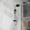 Душевая стойка Grossman Alba 500.K35.06.100/210 хром с черным фото 3
