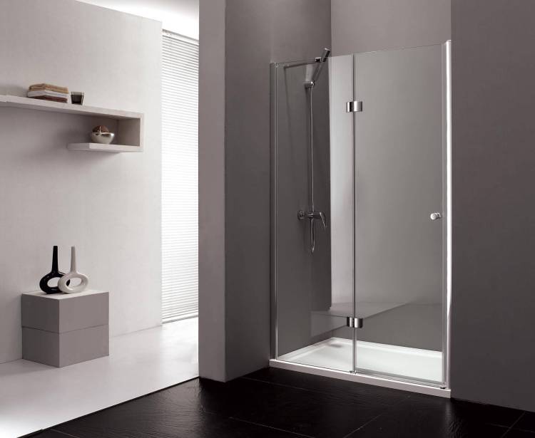 Душевая дверь в нишу Cezares VERONA-W-B-12-120-C-Cr профиль хром, стекло прозрачное, 120x195