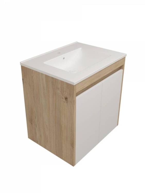 Тумба под раковину Watersense Paula W00895 дуб, 60 см