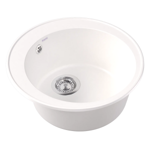 Мойка кухонная Dr.gans Пион 25.130.B0480.401 белый, 48x48
