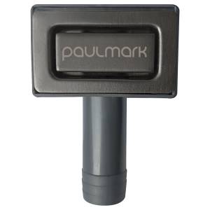 Перелив Paulmark PM22-GM прямоугольный, вороненая сталь