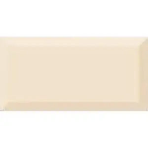 Керамическая плитка Absolut Keramika Monocolor 100x200 Biselado Crema Brillo 10x20