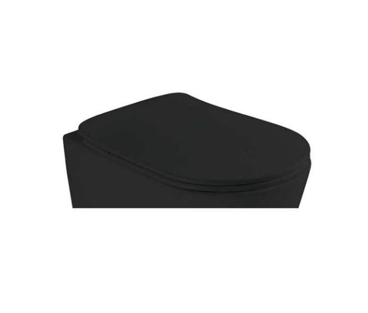 Крышка-сиденье Axa Eva AF8807 Black Matt