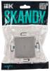 Выключатель 1-клавишный IEK Skandy SK-V10-1-10-K23 серебряный фото 6