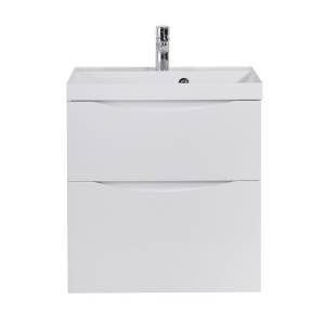 Тумба с раковиной BelBagno Marino 60 bianco lucido, подвесная