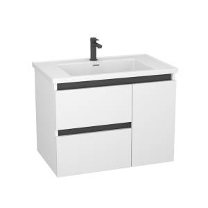 Тумба с раковиной Veneciana Parino 80 58068 белый матовый