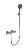 Смеситель для душа Wonzon & Woghand WW-B2016-A-BGG с термостатом, темный графит