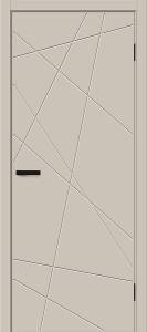 Межкомнатная дверь Bravo Граффити-5.Д.П полотно Cream Silk 700x2000