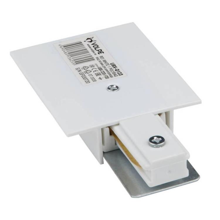 Ввод питания для шинопровода Volpe UBX-Q123 R01 White 1 Polybag