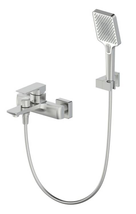 Смеситель для ванны с душем Oliveeka D OL-639003A-BN никель матовый