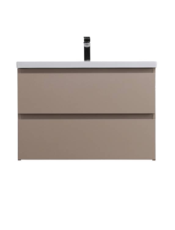 Тумба с раковиной BelBagno Kraft 75 Бежевый матовый, раковина CZR-8070-75