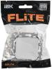 Выключатель 1-клавишный IEK Flite FI-V10-1-10-1-2-K01 белый фото 3