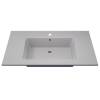 Раковина Uperwood Parma Quartz 291003009 белая матовая, жасмин, 86x47.5 фото 2