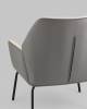 Кресло Stool Group Харви QH-8312K 263-10+b XC309-8 бежевая рогожка, с серой экокожей фото 8