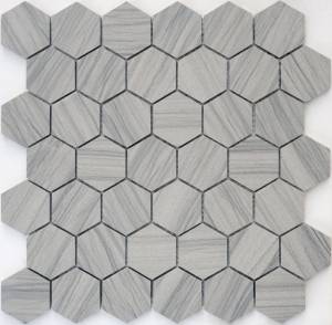 Мозаика LeeDo Pietrine Hexagonal Marmara Grey Pol hex (2.3x4) 29.2x28.9