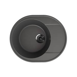 Кухонная мойка Ulgran Quartz Nora 585-09 мокрый асфальт