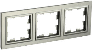 Рамка 3-постовая IEK Brite BR-M32-K37 шампань