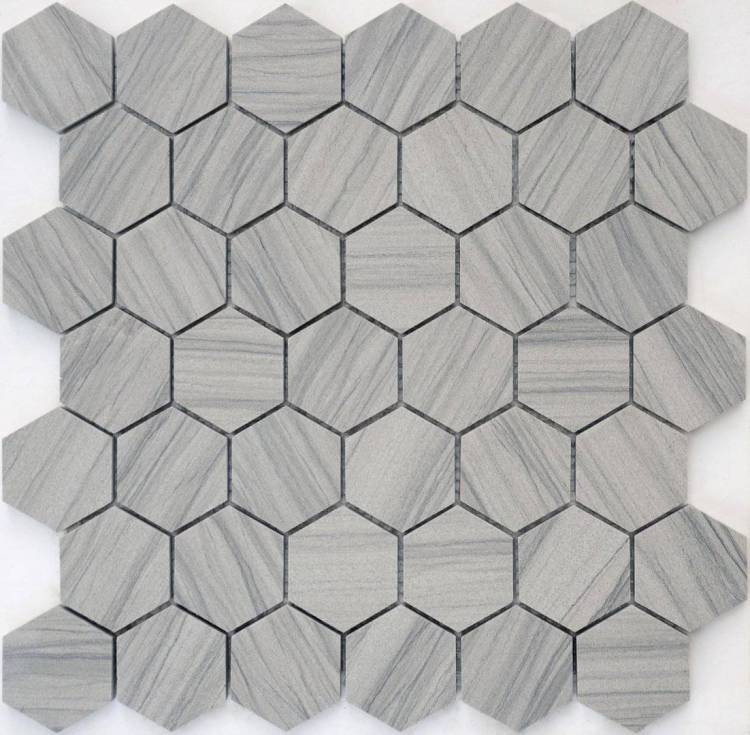 Мозаика LeeDo Pietrine Hexagonal Marmara Grey Pol hex (2.3x4) 29.2x28.9