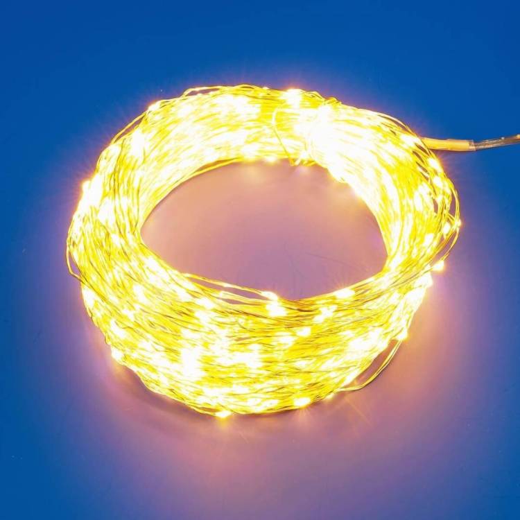 Светодиодная гирлянда Uniel ULD-S10000-1000/DTA/RC WARM WHITE IP44 DEW