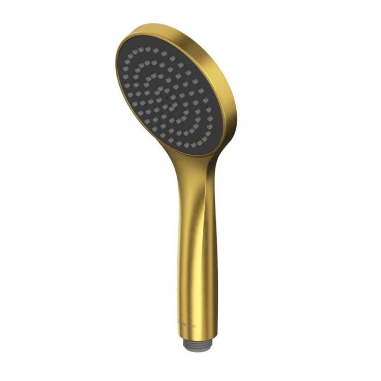 Душевая лейка WHITECROSS BASIC-GLB 1 режим, Золото брашированное