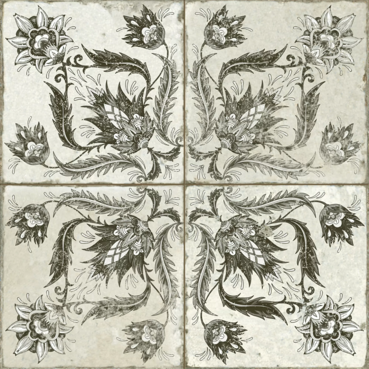 Керамическая плитка Peronda FS Ivy Black 45x45x0.95