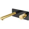 Смеситель для раковины Boheme Stick 125-BG.2 Blacktouch Gold с внутренней частью