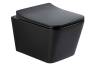 Унитаз подвесной Gid Cuadrado Tr2144Bm 62225Y черный матовый фото 12