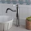 Смеситель для раковины Jacuzzi Tosca 88CR211LLL6SRJAPI с донным клапаном, высокий, хром фото 2
